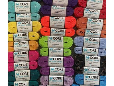 Derby Laces CORE 6mm Wide Laces 108"  click to zoom image