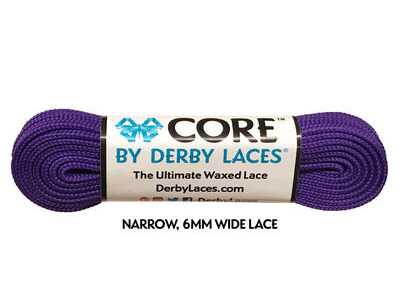 Derby Laces CORE 6mm Wide Laces 108" 108" Purple  click to zoom image