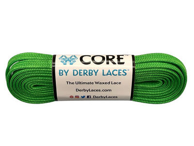 Derby Laces CORE 6mm Wide Laces 108" 108" Green  click to zoom image