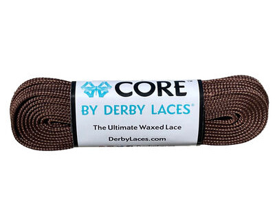 Derby Laces CORE 6mm Wide Laces 108" 108" Chocolate Brown  click to zoom image