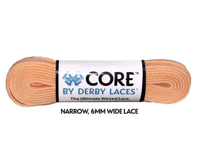 Derby Laces CORE 6mm Wide Laces 108" 108" Peach  click to zoom image