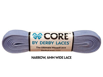 Derby Laces CORE 6mm Wide Laces 120" 120" Periwinkle Purple  click to zoom image