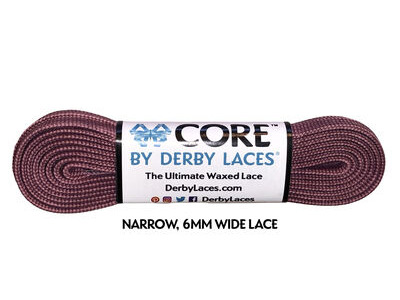 Derby Laces CORE 6mm Wide Laces 120" 120" Pomegranate  click to zoom image