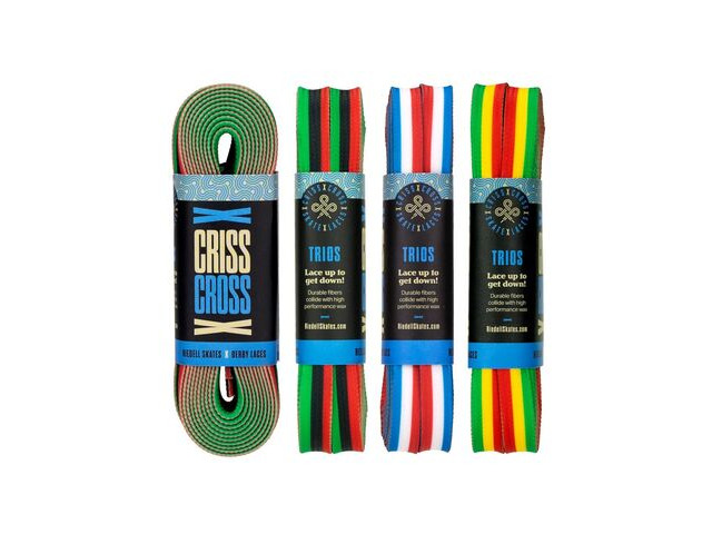 Derby Laces Riedell Criss Cross X Trio click to zoom image