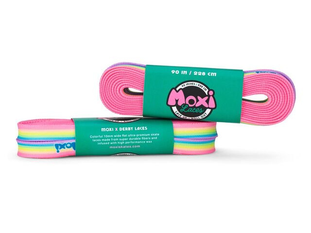 Derby Laces Moxi Rainbow Laces click to zoom image