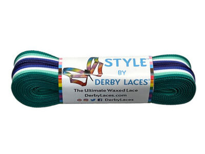 Derby Laces Style Laces 10mm Laces 72" MLM Stripe  click to zoom image