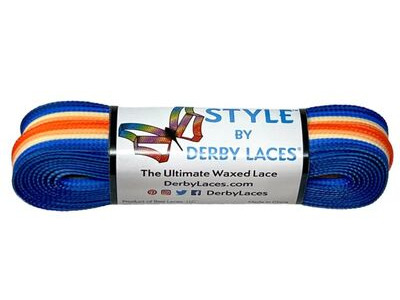 Derby Laces Style Laces 10mm Laces 96" 96" Desert Sunset Stripe  click to zoom image