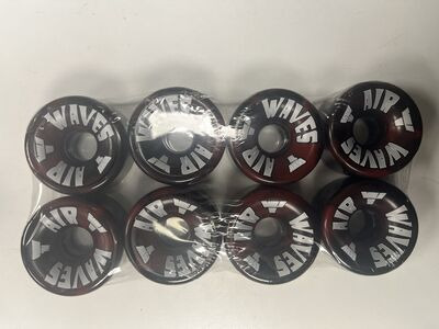 Air Waves Outdoor Wheels (Pack of 8) 65mm Red/Black  click to zoom image