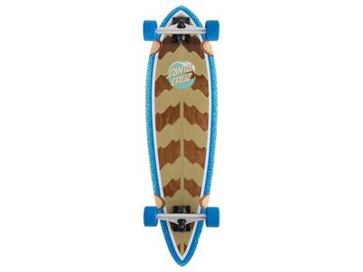 Santa Cruz Santa Cruzer complete Stipple Wave Dot Pintail 33in Blue  click to zoom image