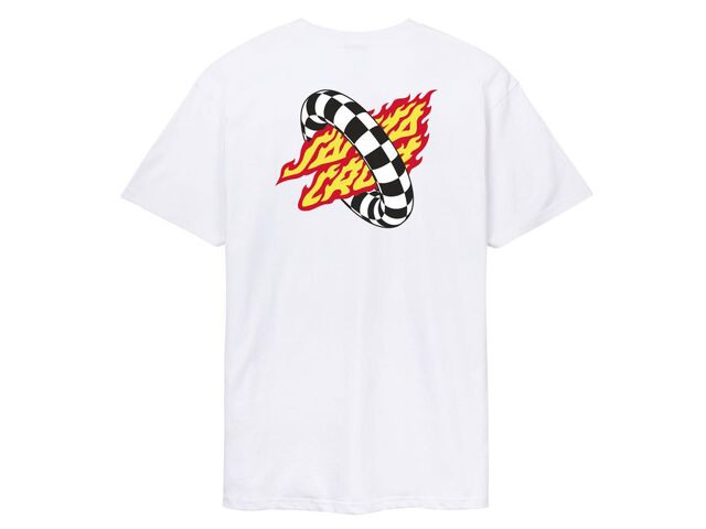 Santa Cruz Goal Flame T Shirt White click to zoom image