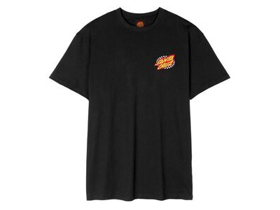 Santa Cruz Goal Flame T Shirt Black click to zoom image