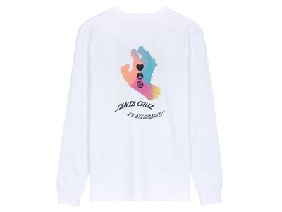 Santa Cruz Digi Hand L/S T-Shirt White