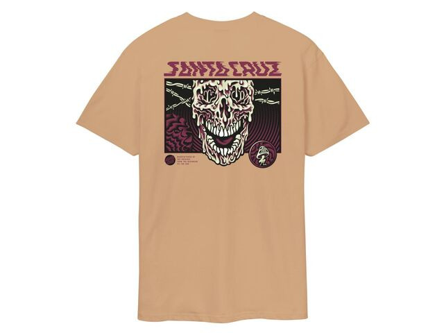 Santa Cruz Toxic Skull T-Shirt click to zoom image