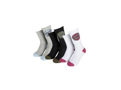 Santa Cruz Pop Dot Sock (3 Pack)