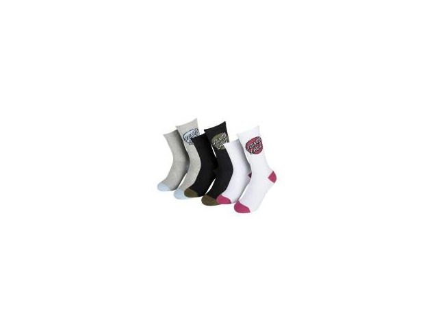 Santa Cruz Pop Dot Sock (3 Pack) click to zoom image