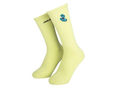 Santa Cruz Screaming Hand Sock 8-11 ADULT Matcha  click to zoom image