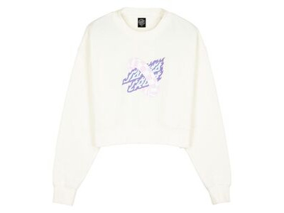 Santa Cruz Crew Goal Flame Front - Off White