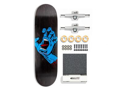 Santa Cruz Complete Kit Screaming Hand 8.6" Wide Black  click to zoom image