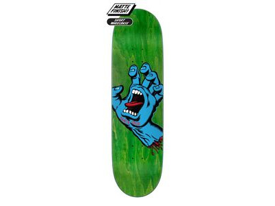 Santa Cruz Screaming Hand 8.8" Green  click to zoom image