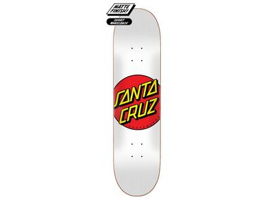 Santa Cruz Classic Dot 8" White  click to zoom image