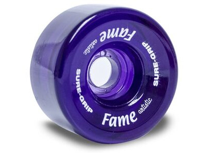 Sure Grip Fame Clear Wheels  Clear Purple 95a  click to zoom image