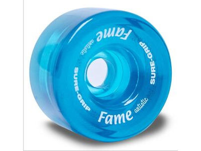 Sure Grip Fame Clear Wheels  Clear Blue 95a  click to zoom image
