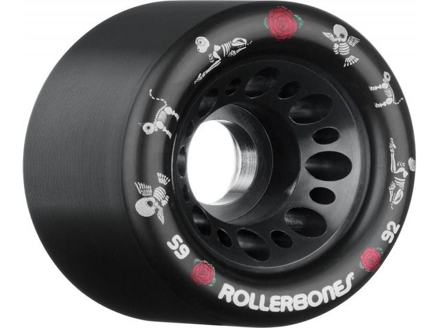 Rollerbones Pet Day of the Dead Wheels Black click to zoom image