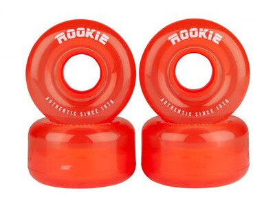 Rookie Quad Disco Wheels Clear Red  click to zoom image