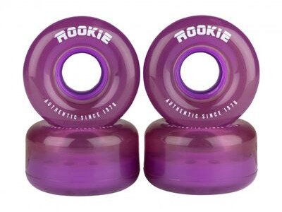 Rookie Quad Disco Wheels Clear Purple  click to zoom image