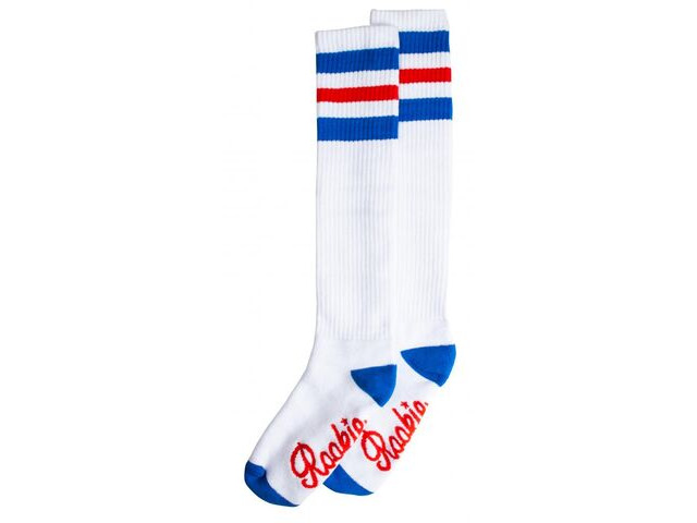 Rookie Knee High Red/White/Blue Socks click to zoom image