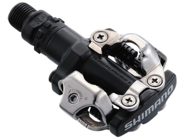 Shimano PD-M520 MTB SPD pedals - two sided mechanism, black click to zoom image