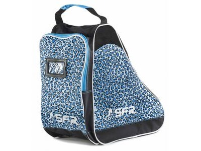 SFR Designer Ice & Skate Bag Blue Leopard  click to zoom image