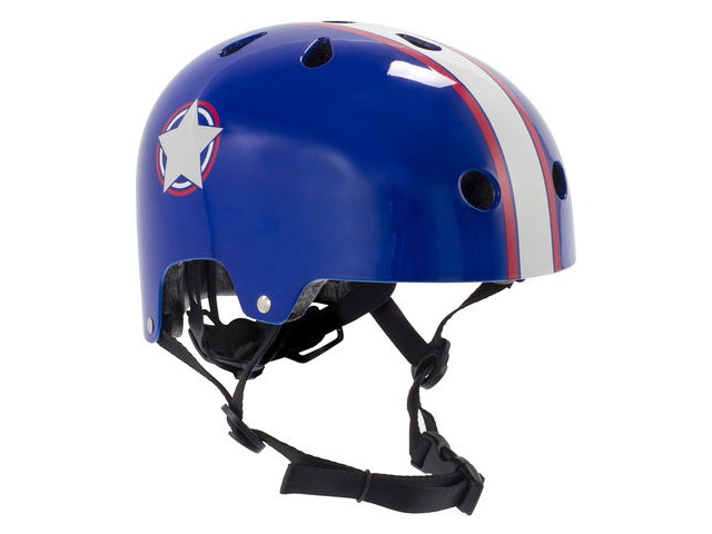SFR SFR Adjustable Kids Helmet Blue/Silver click to zoom image