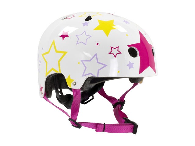 SFR SFR Adjustable Kids Helmet White/Silver click to zoom image