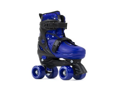 SFR Nebula Adjustable Skates UK11 - UK1 Black /Blue  click to zoom image