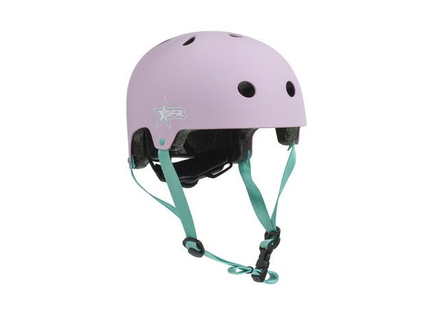 SFR Adjustable Kids Helmet Pink/Green click to zoom image