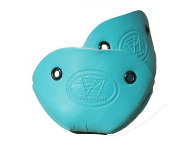 Riedell Leather Toe Caps  Turquoise  click to zoom image