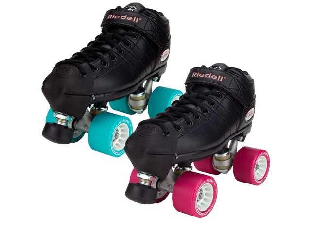 Riedell R3 Derby Skates with 88a Wheels click to zoom image