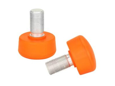 Riedell PowerDyne Adjustable Toe Stops (Pair) Orange click to zoom image