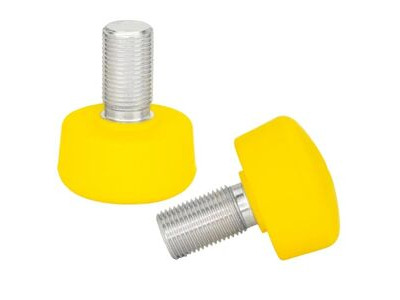 Riedell PowerDyne Adjustable Toe Stops (Pair) Yellow click to zoom image