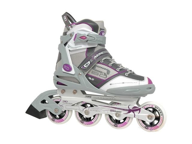 Roller Derby Aerio Q-60 White Lilac Skates click to zoom image