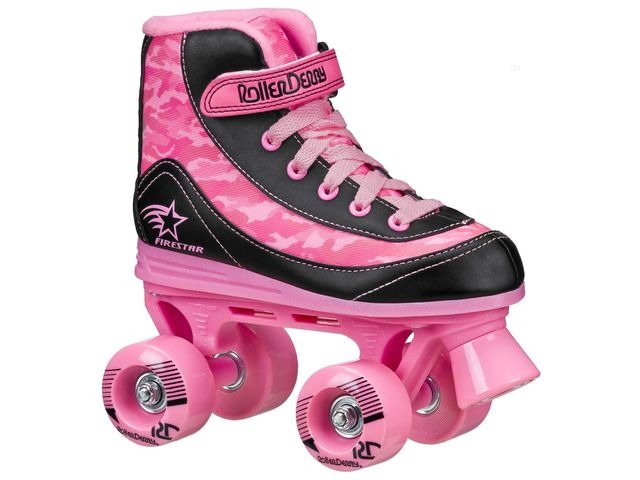 Roller Derby Firestar V2 Roller Skates Pink/Camo click to zoom image