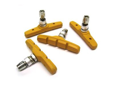 BCC Brake Blocks - " A.K. Type Fit  Yellow  click to zoom image