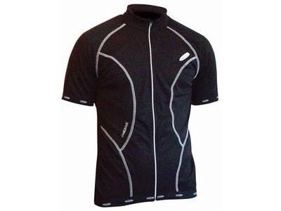 Lusso Coolite Jersey short sleeve S BLACK  click to zoom image