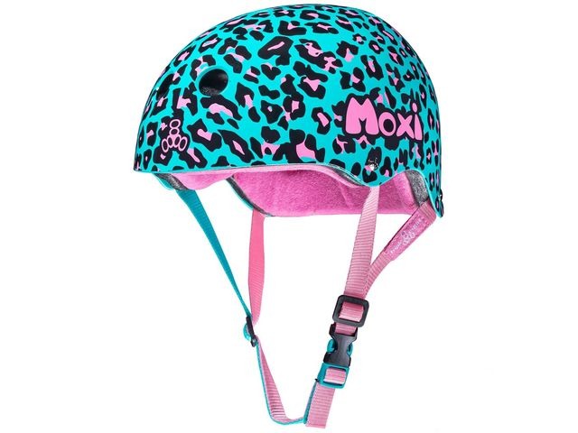 Moxi Helmet, Triple 8 SweatSaver - Moxi Leopard V2 click to zoom image