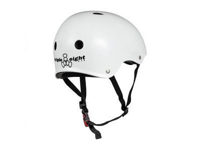 Triple Eight Certified Sweatsaver White Glossy click to zoom image