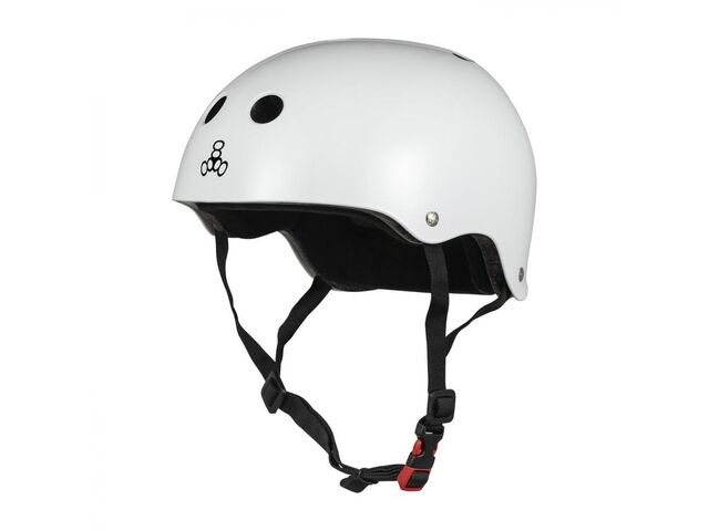 Triple Eight Certified Sweatsaver White Glossy click to zoom image